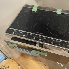 IHクッキングヒーター　ビルトイン　日立　HT-K6S  ５年ほど使用　幅60cmの画像