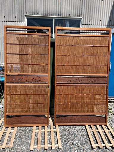 旧家のレトロ引き戸　建具　　8枚