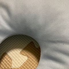 エスメラルダのドーナツ枕ブルークッションの画像