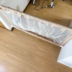 ふわふわとおせんぼキッズセーフ Mサイズ　ベビーゲート　ベビーゲイト　とうせんぼ　突っ張り　ネット　ペットサークル　ケージ　 つっぱり棒　の画像