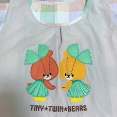 保育士 エプロン【大きいサイズ】の画像