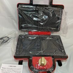新品　未使用　ブルーノ BRUNO ホットサンドメーカー 耳まで焼ける 電気 ダブル レッド BOE044-RDの画像