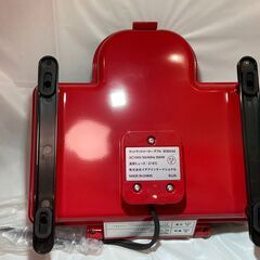 新品　未使用　ブルーノ BRUNO ホットサンドメーカー 耳まで焼ける 電気 ダブル レッド BOE044-RDの画像