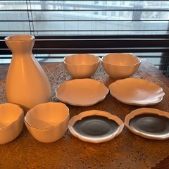 日本酒食器 2人前セット（中古品）