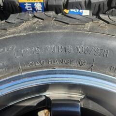 ジムニー、シエラ、タイヤホイール４本セット　ブロックタイヤ　ホワイトレターの画像