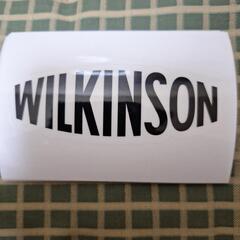 景品物WILKINSON.透明ステッカー赤、黒、計10枚の画像