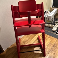 STOKKE TRIPP TRAPP ベビーチェア 椅子 赤 ベ...