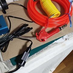 DC１２V電源エアー コンプレッサー 安定化電源付きの画像