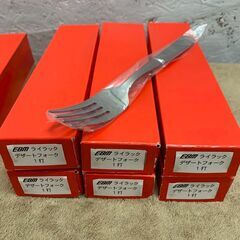 【EBM】新品未使用 江部松商事 ライラック デザートスプーン フォーク セット 業務用 カトラリーセット まとめ売り 133本セット Y1408の画像