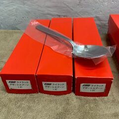【EBM】新品未使用 江部松商事 ライラック デザートスプーン フォーク セット 業務用 カトラリーセット まとめ売り 133本セット Y1408の画像