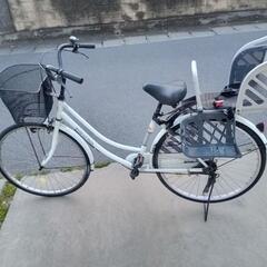 自転車　ママチャリ　子供乗せ