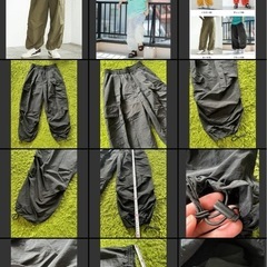 PAGEBOY ページボーイ パンツワークスノーパンツ カーゴパンツ　ブラックの画像
