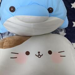 ぬいぐるみ　クレーンゲーム　プライズ　イルカ　ねこ　ネコ　冷感　...
