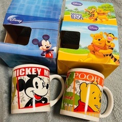 新品未使用🌸ミッキーミニーマグカップ＆Pooh マグカップ 2個セットの画像