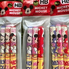 🌸500円商品✖️3つで1000円❗️平成レトロ　ミッキーマウス 鉛筆 三菱鉛筆 ディズニー　7セットの画像