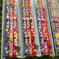 🌸500円商品✖️3つで1000円❗️平成レトロ　ミッキーマウス 鉛筆 三菱鉛筆 ディズニー　7セットの画像