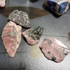 天然石☘️４種類🔹原石セット A-M1の画像