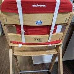 ハイチェア　ミキハウスの画像