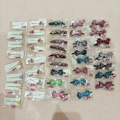 ヘアピンラインストーンヘアクリップ40個まとめ