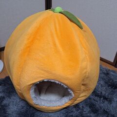 オレンジ型ペットベッド ハウス