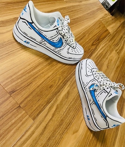 NIKE　airforce1 スニーカーペイント　28cm