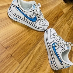 NIKE　airforce1 スニーカーペイント　28cmの画像