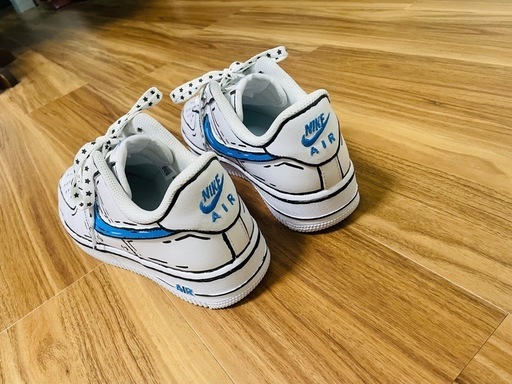NIKE　airforce1 スニーカーペイント　28cm