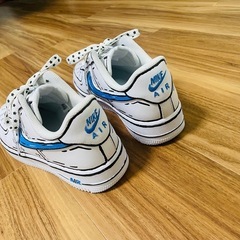 NIKE　airforce1 スニーカーペイント　28cmの画像