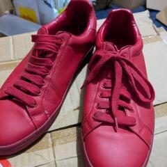 ZARA MAN　スニーカー　赤　レッド　27cm