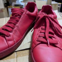 ZARA MAN　スニーカー　赤　レッド　27cmの画像