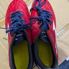 Mizuno REBULA サッカーシューズ レッド/ネイビー　25ｃｍの画像