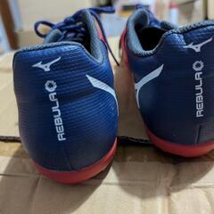 Mizuno REBULA サッカーシューズ レッド/ネイビー　25ｃｍの画像