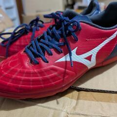 Mizuno REBULA サッカーシューズ レッド/ネイビー　25ｃｍの画像