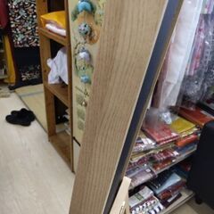高級タイプ　木製　スタンドミラー　鏡　ミラースタンドの画像