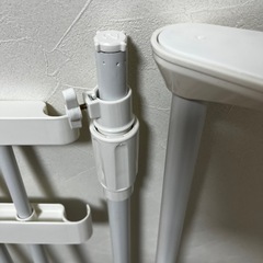 ワイド突っ張り棒(付属品全てあり)の画像