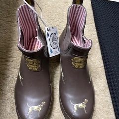 新品未使用　Joules　ジュールズ 長靴 レインブーツ ブラン...