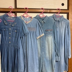 デニムワンピース等７枚セット の画像