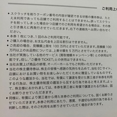 シュッピンの株主優待券の画像