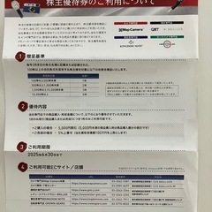 シュッピンの株主優待券の画像