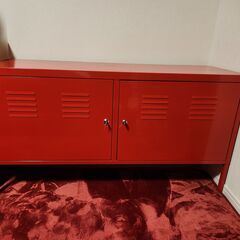 IKEA PS キャビネット　レッド