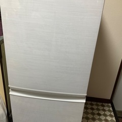 シャープ2ドア冷凍冷蔵庫
