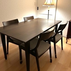 飛騨家具・飛騨産業・天然木・イバタインテリア・ダイニングセット