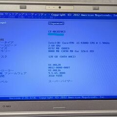 【1万円以下】Panasonic製＊快適SSD＊Core i5 ②の画像