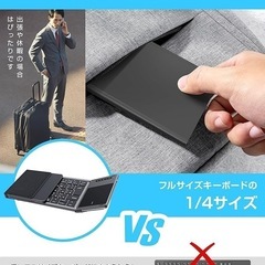 最終価格‼️折りたたみ キーボード bluetooth ワイヤレス タッチパッド付きの画像