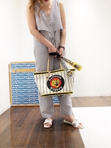 【新品未使用】サマンサタバサ 阪神タイガース トートバッグ　キャンバス　A4