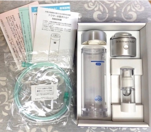 ドクター水素ボトル 新品カニューラ2本 元箱あり 新型＋へバージョンアップ可能 ドクター水素ボトル 新品カニューラ2本 元箱あり 新型＋へ