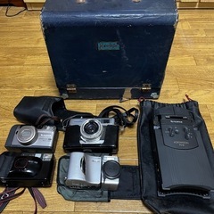 ジャンク★フィルムカメラとデジカメ4台 映写機2台セット 富士フ...