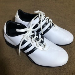 美品 アディダス adidas ゴルフシューズ スパイクシューズ...