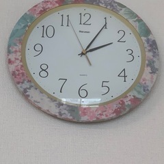 時計（花柄）の画像