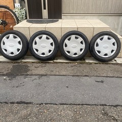 スバル　鉄っちんホイール　タイヤセット